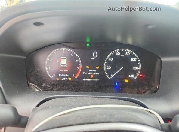 3CZRZ2H71TM747368 2026 HONDA HR-V Teal Instrument cluster view