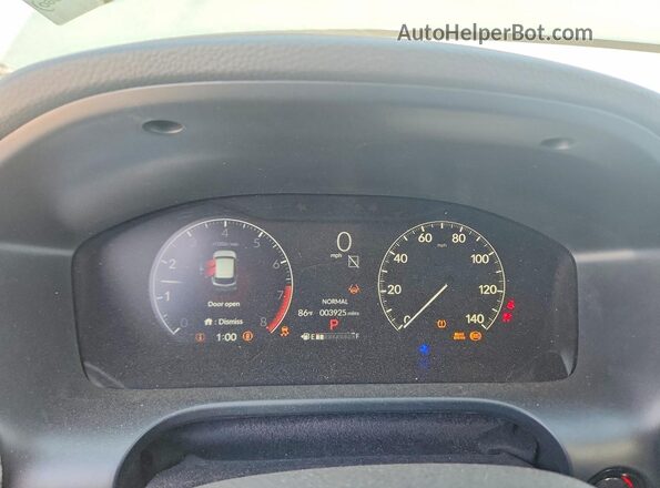 3CZRZ2H71TM752005 2026 HONDA HR-V Blue Вид щитка приладів