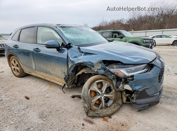 3CZRZ2H72RM736369 2024 HONDA HR-V Blue Front right