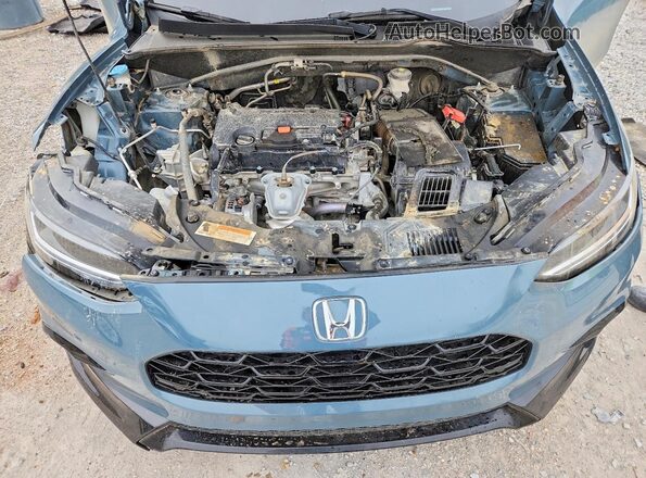 3CZRZ2H72RM736369 2024 HONDA HR-V Blue Rear interior view