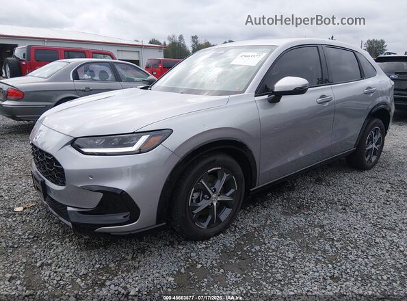 3CZRZ2H72SM797727 2025 HONDA HR-V Silver Առջևի ձախ երեք քառորդ տեսարան
