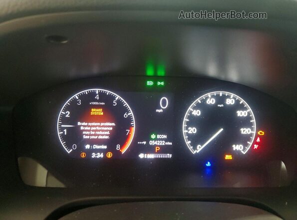 3CZRZ2H74PM700423 2023 HONDA HR-V Blue Սարքավորումների վահանակի տեսք