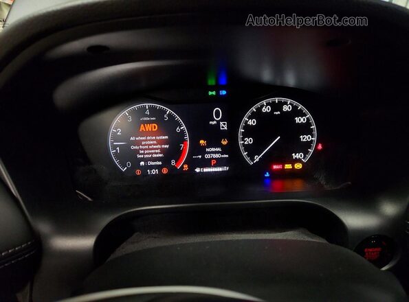 3CZRZ2H74PM708425 2023 HONDA HR-V Серебряный Вид щитка приборов