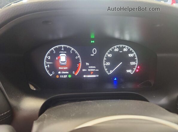 3CZRZ2H75RM752758 2024 HONDA HR-V Black Սարքավորումների վահանակի տեսք