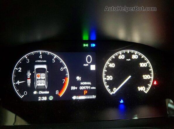 3CZRZ2H75SM732290 2025 HONDA HR-V Silver Вид щитка приладів