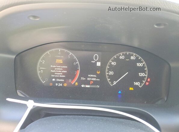 3CZRZ2H75TM760530 2026 HONDA HR-V Gray Instrument cluster view