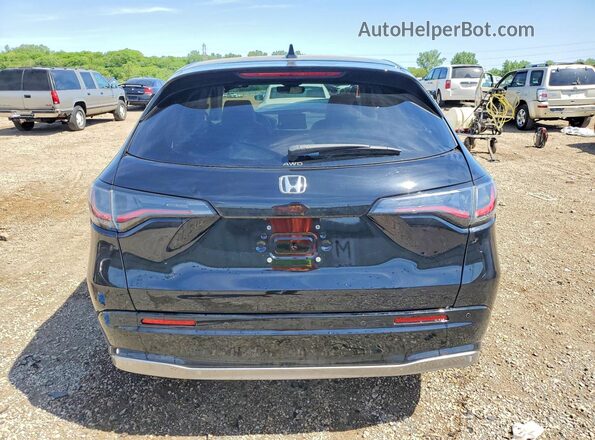 3CZRZ2H76RM753837 2024 HONDA HR-V Black Вид ззаду