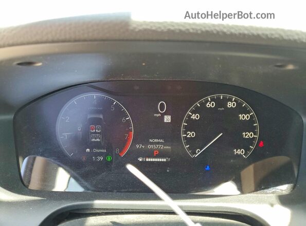 3CZRZ2H76SM795415 2025 HONDA HR-V Gray Instrument cluster view