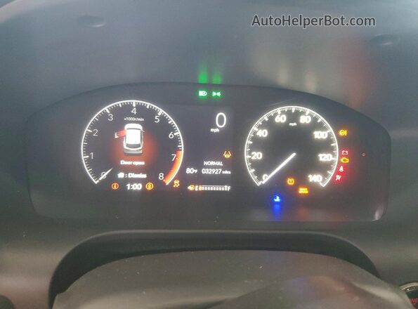 3CZRZ2H77SM745980 2025 HONDA HR-V Black Սարքավորումների վահանակի տեսք
