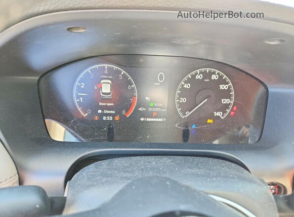 3CZRZ2H77SM795343 2025 HONDA HR-V Gray Սարքավորումների վահանակի տեսք