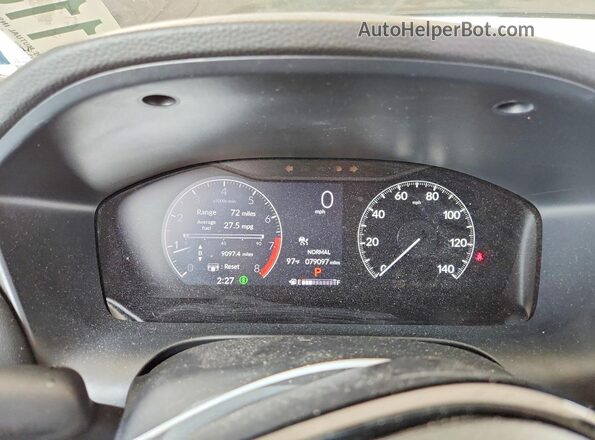 3CZRZ2H79PM718769 2023 HONDA HR-V Black Vista del cuadro de instrumentos