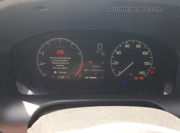 3CZRZ2H79SM758357 2025 HONDA HR-V Белый Вид щитка приборов