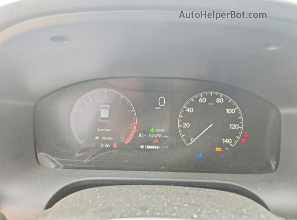 3CZRZ2H7XRM724373 2024 HONDA HR-V Black Սարքավորումների վահանակի տեսք