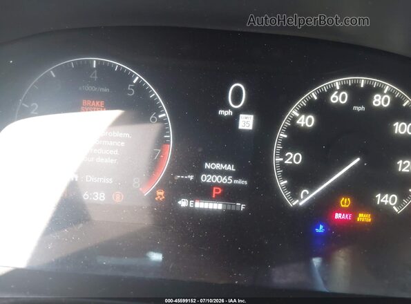 3CZRZ2H7XSM777256 2025 HONDA HR-V Серый Панорамный вид салона 360°