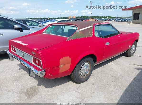 3F01F130222       1973 FORD MUSTANG Красный Задняя правая четверть