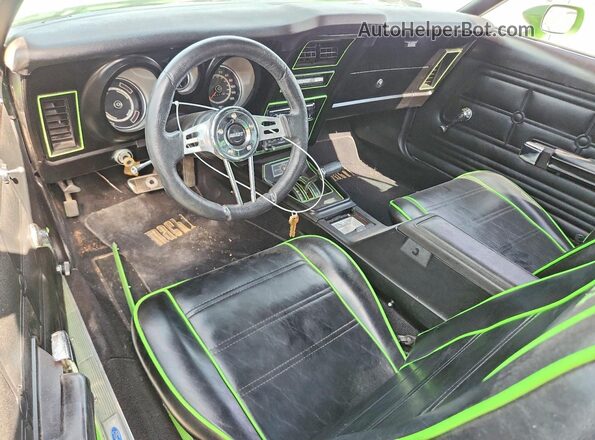 3F05H132246 1973 FORD MUSTANG Green Առջևի վահանակի տեսք