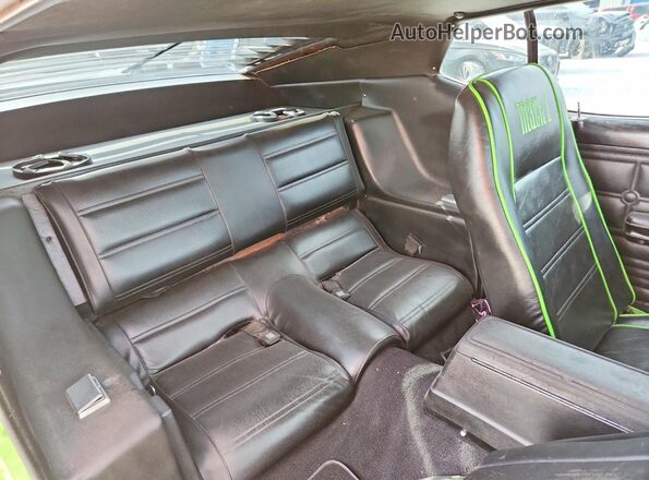3F05H132246 1973 FORD MUSTANG Green Հետևի նստատեղերի տեսք
