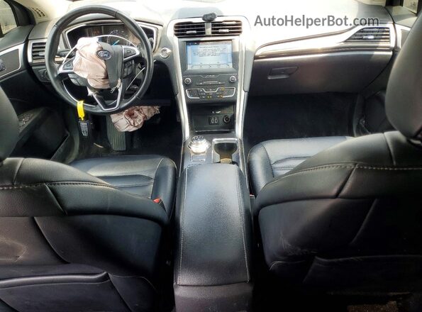 3FA6P0CD0KR116909 2019 FORD FUSION Черный Вид панели приборов