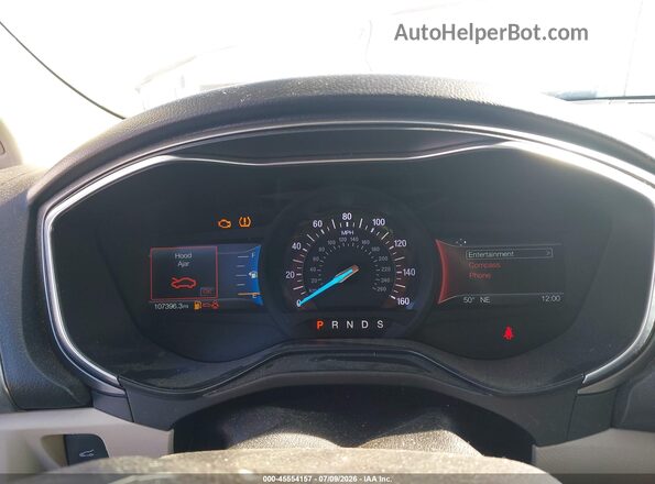 3FA6P0CD0KR150994 2019 FORD FUSION White Вид задніх сидінь