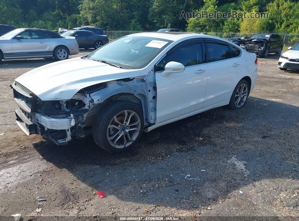 3FA6P0CD0KR150994 2019 FORD FUSION White Передня ліва чверть