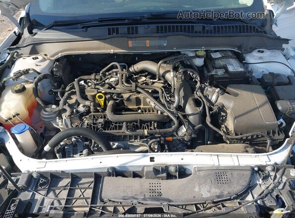 3FA6P0CD0KR150994 2019 FORD FUSION White Вид ззаду