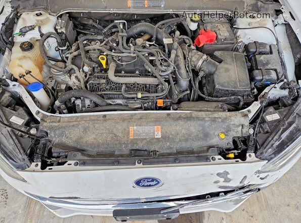 3FA6P0CD0KR172445 2019 FORD FUSION White Вид задньої частини салону