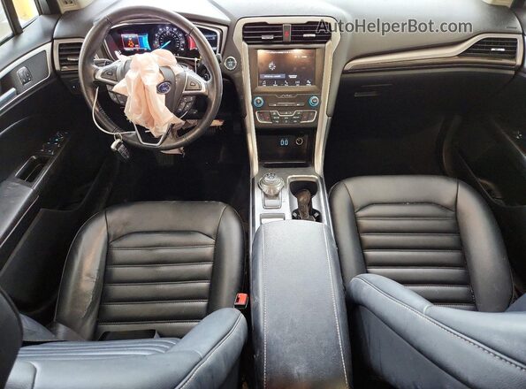 3FA6P0CD0KR172445 2019 FORD FUSION White Вид панелі приладів