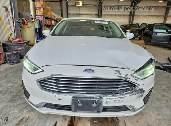 3FA6P0CD0KR172445 2019 FORD FUSION White Вид спереду