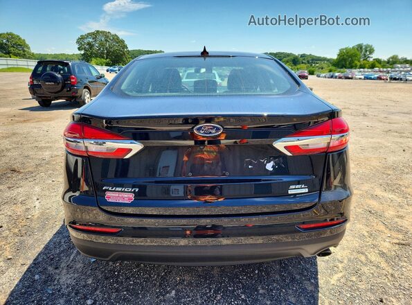 3FA6P0CD0KR180657 2019 FORD FUSION Black Հետևի տեսք