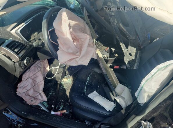3FA6P0CD1KR219563 2019 FORD FUSION Black წინა სალონის ხედი
