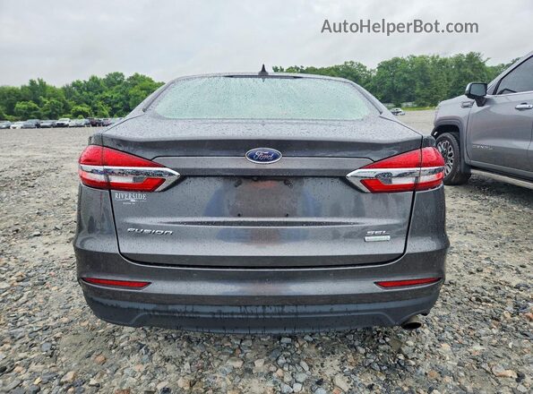 3FA6P0CD2KR219555 2019 FORD FUSION Gray Rear view