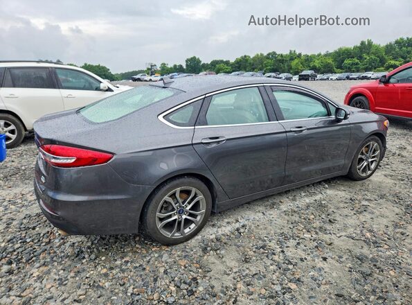 3FA6P0CD2KR219555 2019 FORD FUSION Gray Rear right