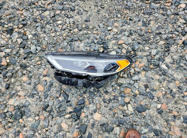 3FA6P0CD2KR219555 2019 FORD FUSION Gray Engine compartment view
