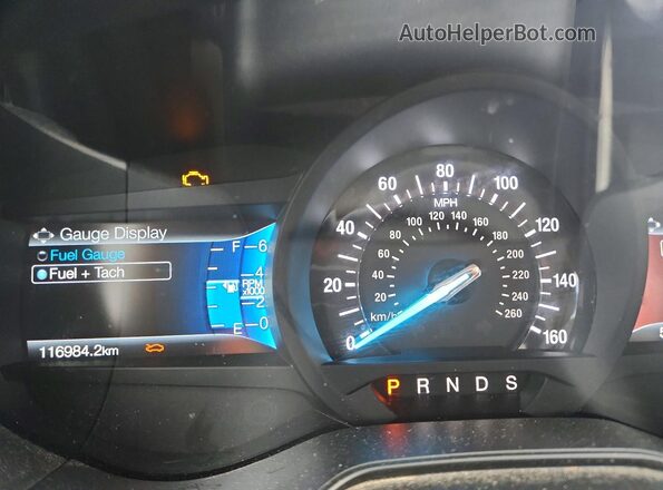 3FA6P0CD2KR219555 2019 FORD FUSION Gray Instrument cluster view