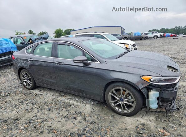 3FA6P0CD2KR219555 2019 FORD FUSION Gray Front right
