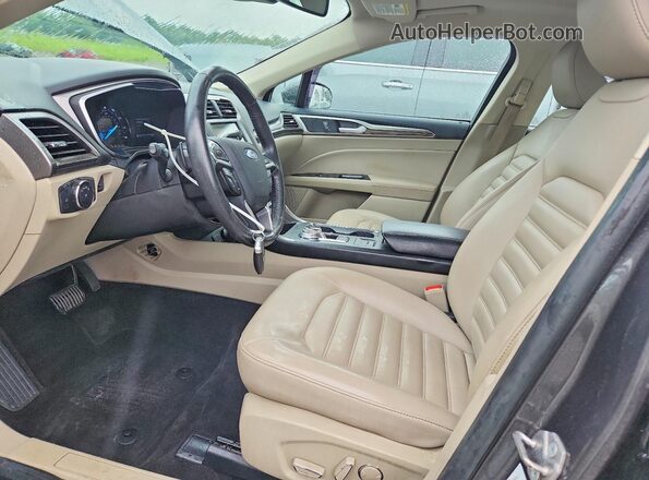 3FA6P0CD2KR219555 2019 FORD FUSION Gray Front interior view