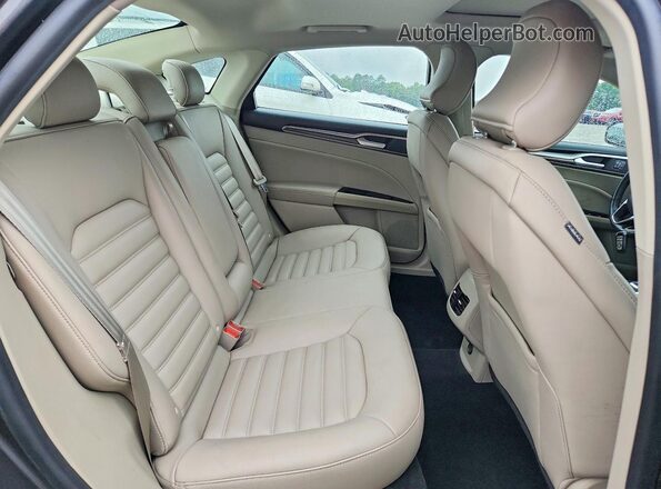 3FA6P0CD2KR219555 2019 FORD FUSION Gray Rear seats view