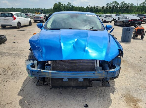 3FA6P0CD2LR134992 2020 FORD FUSION Blue Դիմացի տեսք
