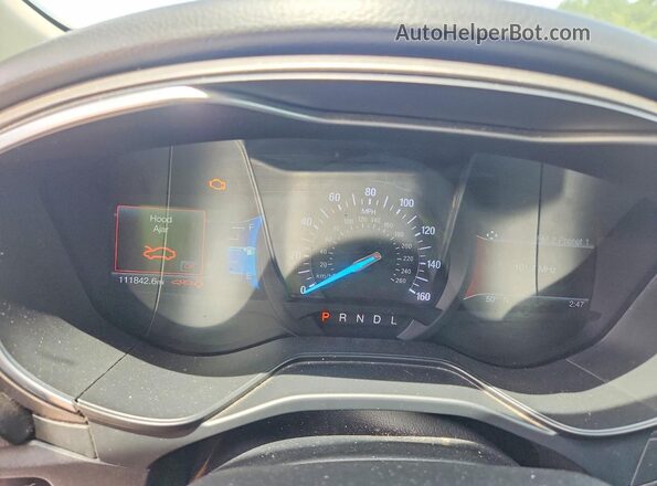 3FA6P0CD2LR134992 2020 FORD FUSION Blue Սարքավորումների վահանակի տեսք