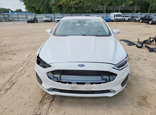 3FA6P0CD3KR141187 2019 FORD FUSION White წინა ხედი