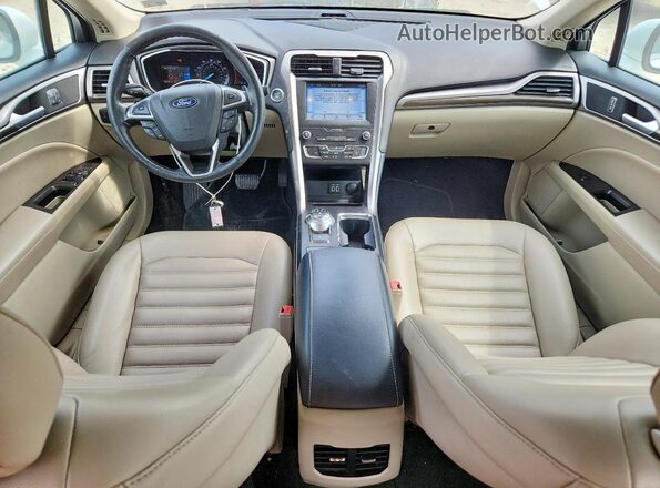 3FA6P0CD3KR141187 2019 FORD FUSION White წინა პანელის ხედი