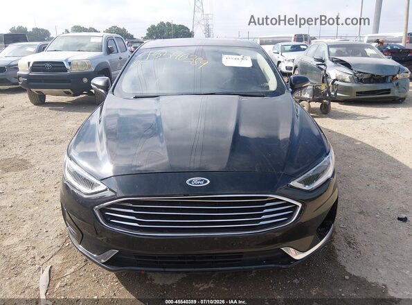 3FA6P0CD3KR150780 2019 FORD FUSION Black ხელსაწყოთა პანელის ხედი
