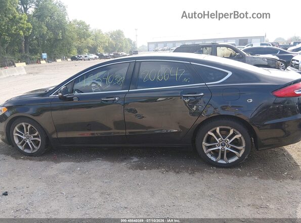 3FA6P0CD3KR150780 2019 FORD FUSION Black სალონის 360-გრადუსიანი ხედი