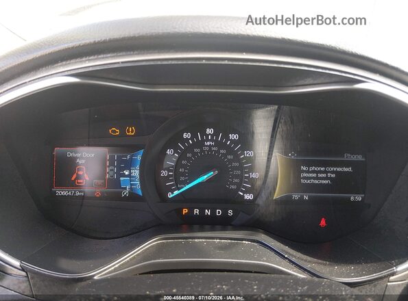 3FA6P0CD3KR150780 2019 FORD FUSION Black უკანა სავარძლების ხედი