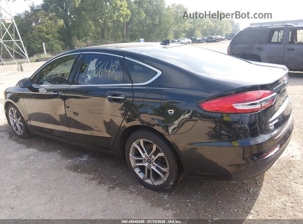 3FA6P0CD3KR150780 2019 FORD FUSION Black წინა ხედი