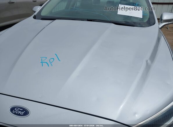 3FA6P0CD3KR238406 2019 FORD FUSION Silver წინა ხედი