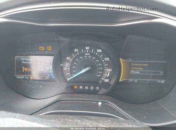 3FA6P0CD3KR238406 2019 FORD FUSION Silver უკანა სავარძლების ხედი
