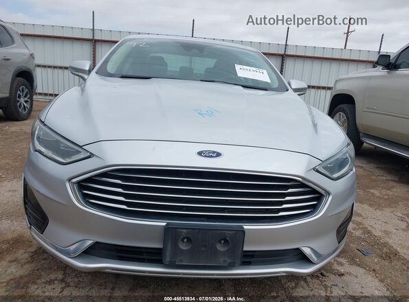 3FA6P0CD3KR238406 2019 FORD FUSION Silver ხელსაწყოთა პანელის ხედი