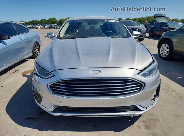 3FA6P0CD3KR270515 2019 FORD FUSION Silver Widok z tyłu