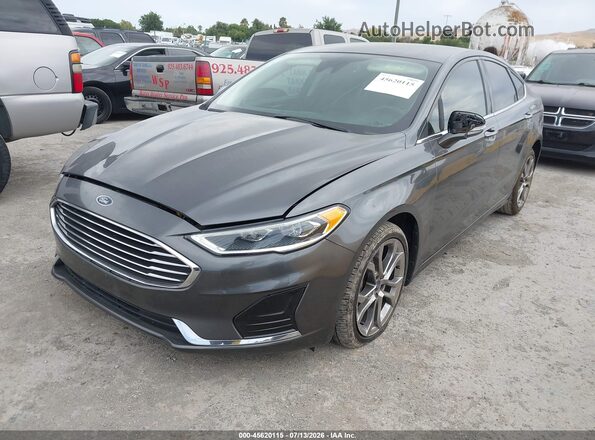 3FA6P0CD3LR130126 2020 FORD FUSION Gray წინა მარცხენა ხედი სამი მეოთხედიდან